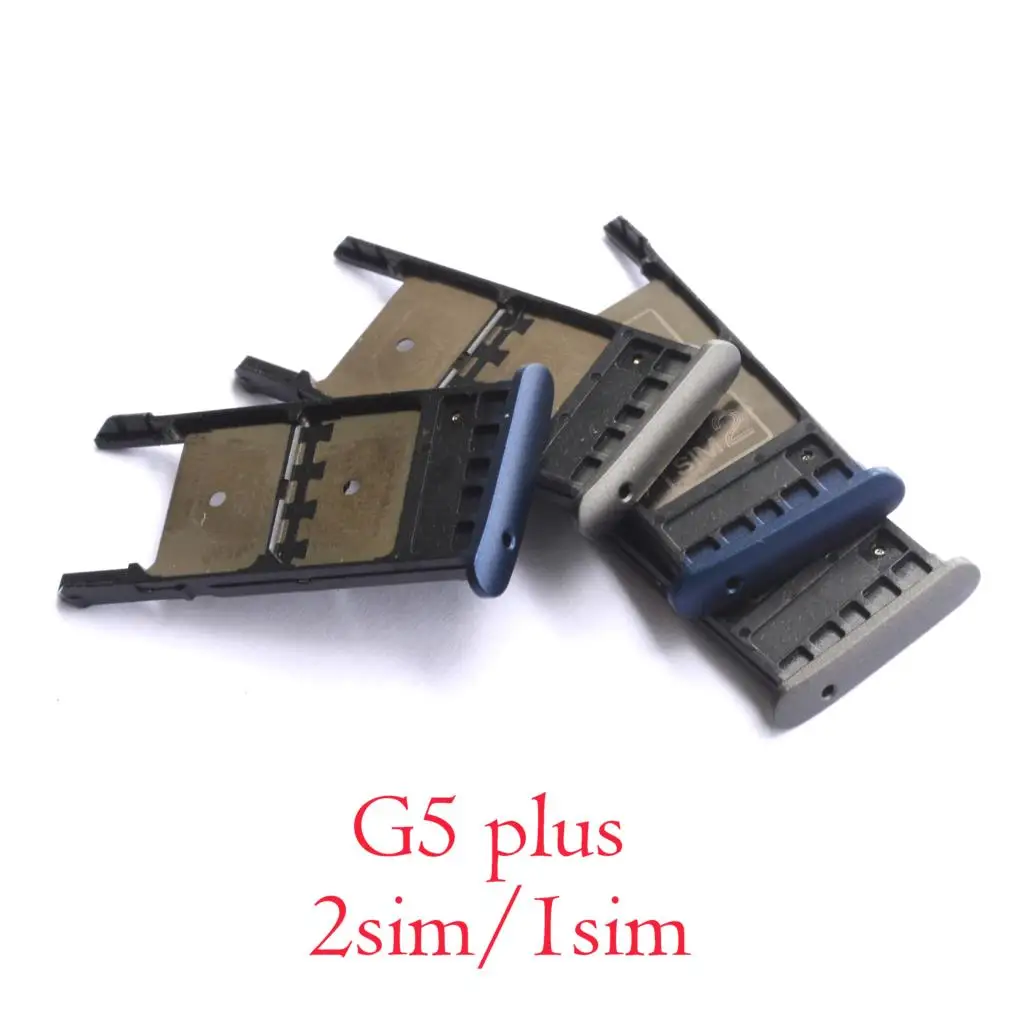 

Original for Motorola Moto G5 G5 Plus Nano SIM Card Tray Micro SD Card Holder Slot Adapter Replacement Repair Parts