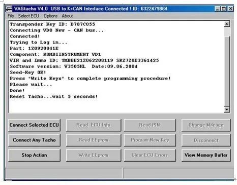 Vagtacho USB Version V 5.0 Tacho V5.0 For NEC MCU 24C32 or 24C64 Free Shipping