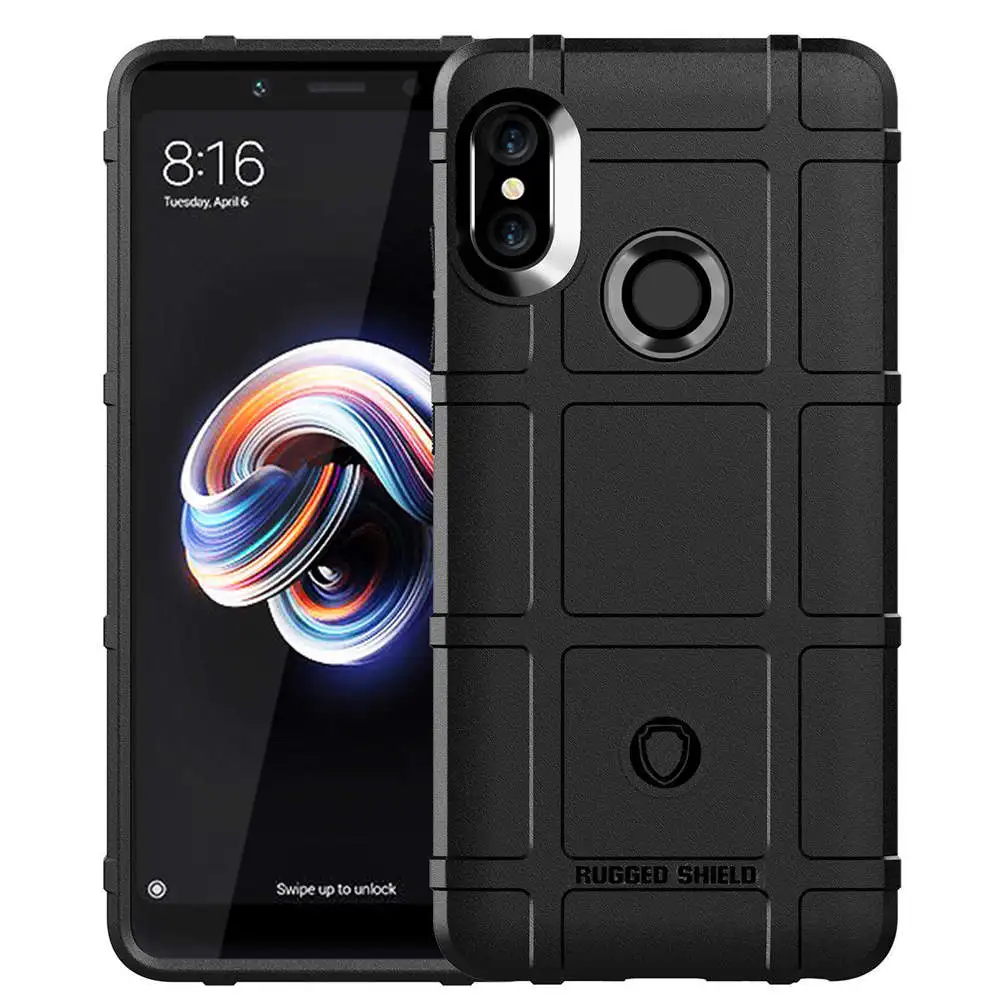 For Xiaomi Redmi Note 5 Pro Shockproof Silicone Back Case redmi note5 pro AI Dual Camera Soft TPU Protective Cover case | Мобильные