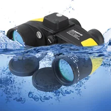 AOMEKIE 7X50 Бинокль дальномер компас охотничий лодочный военный морской бинокль HD BAK4 призма складной азот водонепроницаемый