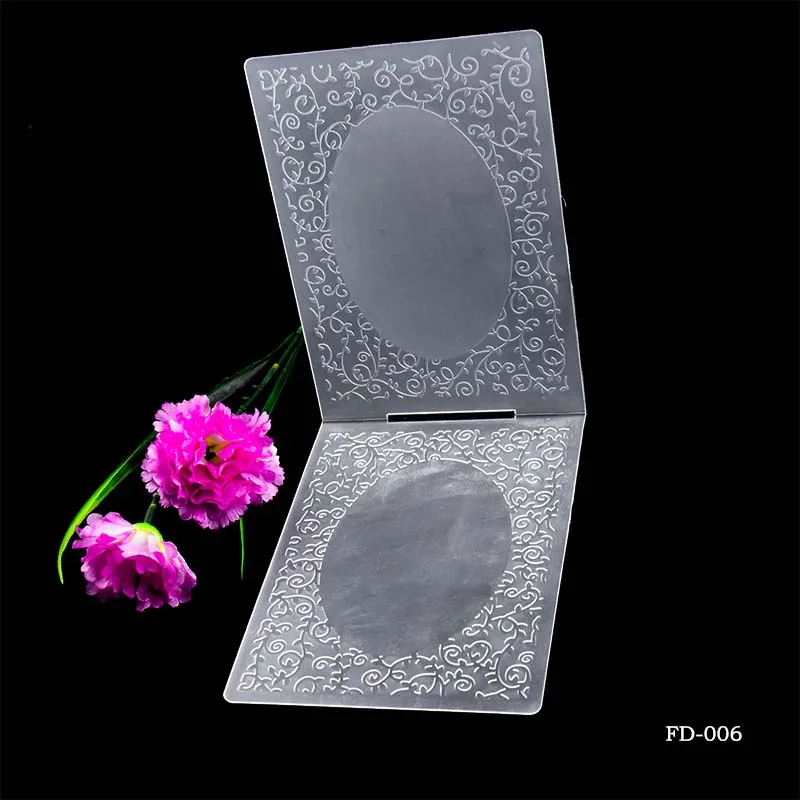 Scrapbook Circles DIY Cutting Dies Plastic Embossing Folder for Scrapbooking