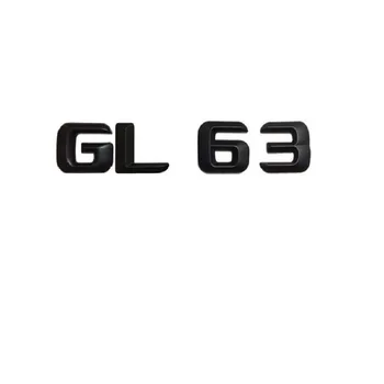 

1 set Matt Black ABS Car Trunk Rear Number Letters Words Badge Emblem Decal Sticker for Mercedes-Benz GL63 AMG