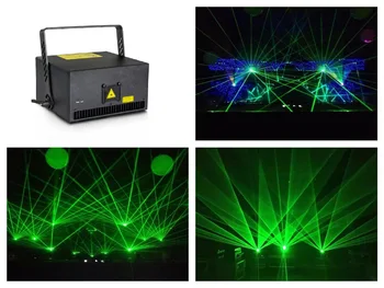 

Flightcase+ High power Green 520nm/ 10W Laser Light 10Watt animation Stage event show Disco DJ Bar ILDA 40kpps X/Y axis club
