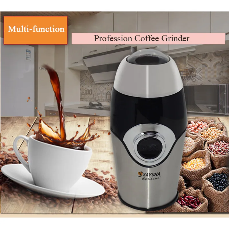 Multifunction Stainless Steel Grain Grinder Household Electric