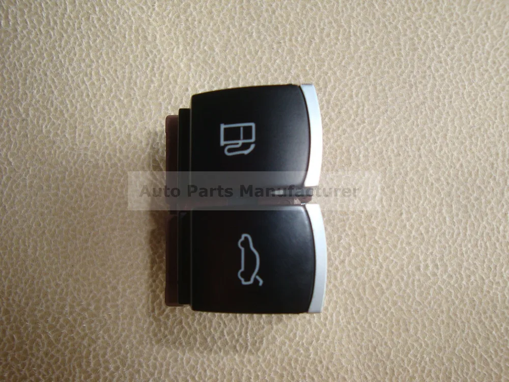 New Chrome Fuel Tank Door + Trunk Release Button Switch For VW Passat Cc Jetta Oe 35d