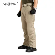 LANBAOSI Для мужчин армия брюки тактические легкий обучение Отдых Охота Стрельба Водонепроницаемый удобные дышащие брюки