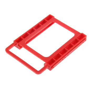 

2.5" to 3.5" SSD HDD Notebook Hard Disk Drive Mounting Rail Adapter Bracket Holder with Screws Red Wholesale