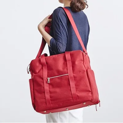 New Waterproof Large Duffle Bag Women Packing Cubes Men Travel Bags with Shoes Layer Weekend Bag