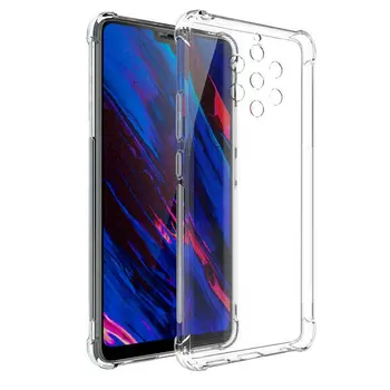 

100pcs/lot For Nokia 9 Soft Thick Plain Whole Crystal Shockproof Armor Clear TPU Case For Nokia 9