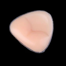 100pcs/lot Sexy Women Bikini Bra Insert Silicone Triangle Pads Breast Enhancer Swimsuit Pushing-up