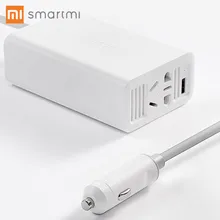 Xiaomi MIJIA Smartmi Инвертер автомобильного зарядного устройства Quick Charge 3,0 12 В до 220 В 100 Вт