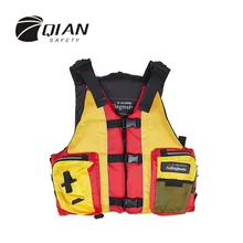 QIAN Services Accessoires de SÉCURITÉ Adulte Vie Gilet Avec EPE Mousse Matériel et Sifflet Dedecated Sports Nautiques Natation Services Accessoires Vie Veste