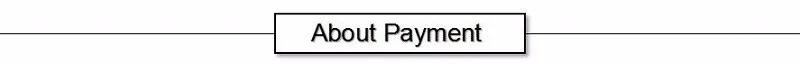 about payment