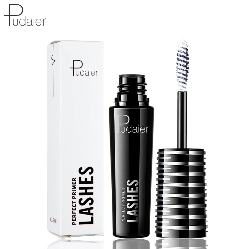 Pudaier Perfect Primer Lashes Mascara Base Waterproof Makeup White Fiber Cream Eyelashes Partner