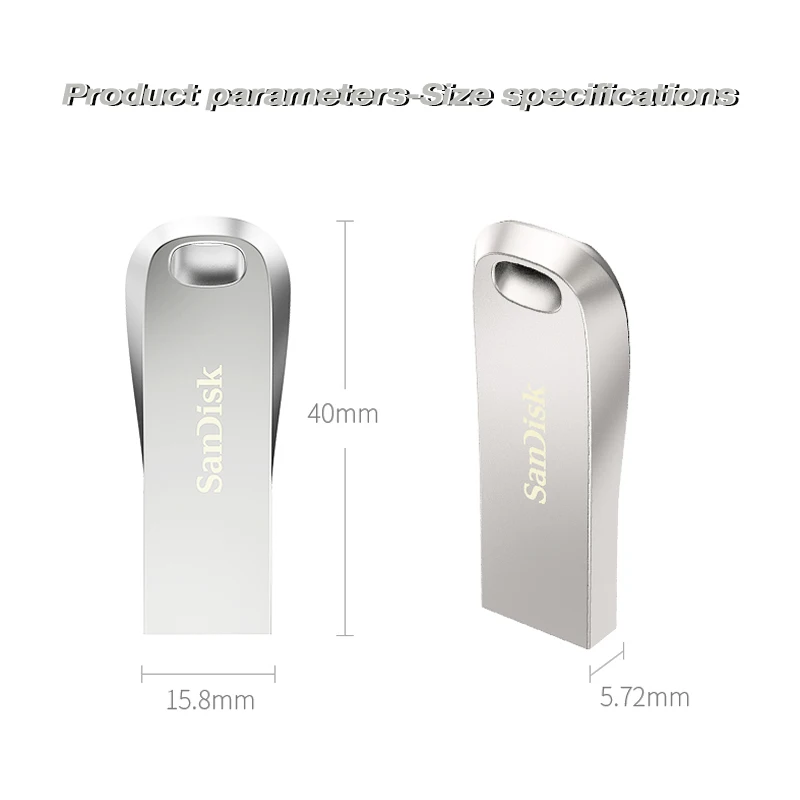  SanDisk Luxe USB 3.1 pen drive 128gb 64gb up to150MB/s Memoria Usb 3.0 Flash Drive 32gb 16gb metal 