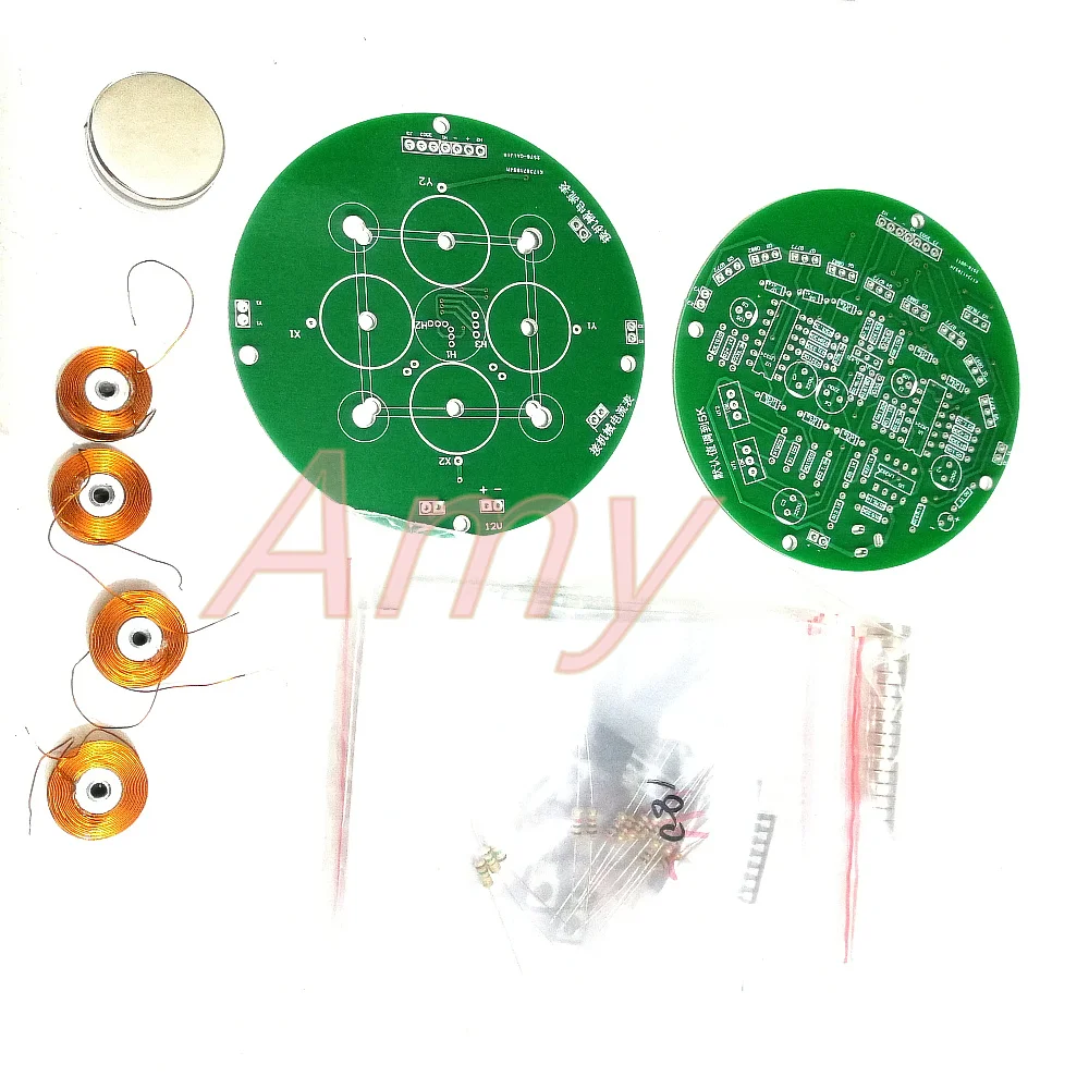 

Low power consumption push down magnetic levitation DIY made of magnetic levitation kit for electronic parts production