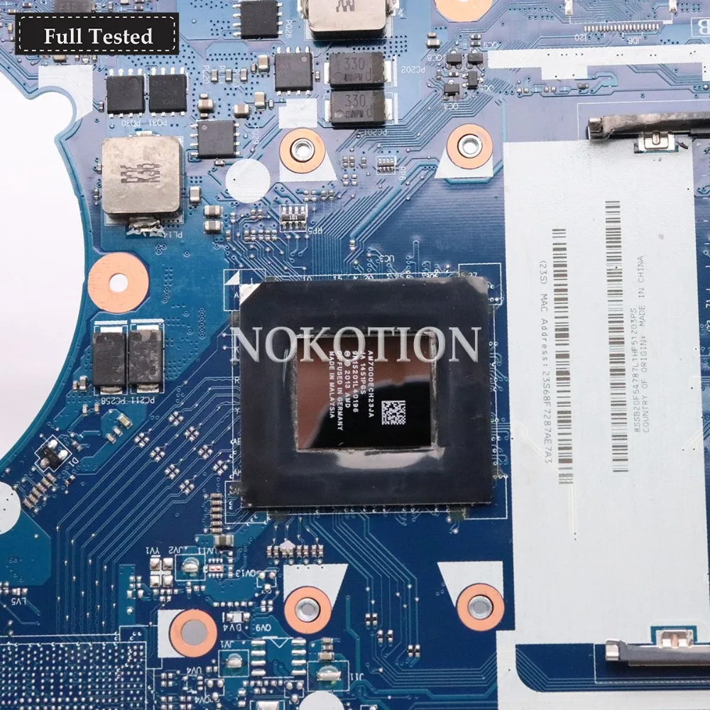 Finest NOKOTION FRU 04X4982 AAVW1 NM-A231 Laptop Motherboard For Lenovo thinkpad E455 Main Board A6-7000 C