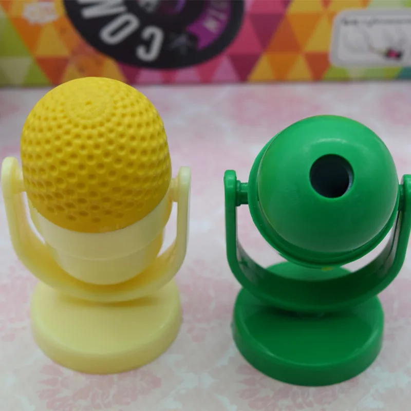 Buy creative Microphone eraser with Pencil sharpener random Multi functional