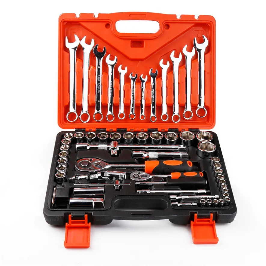 

Car repair kit mountain bike multi-functional combination 61PC Comprehensive New High Quality and Durable Practical l0416