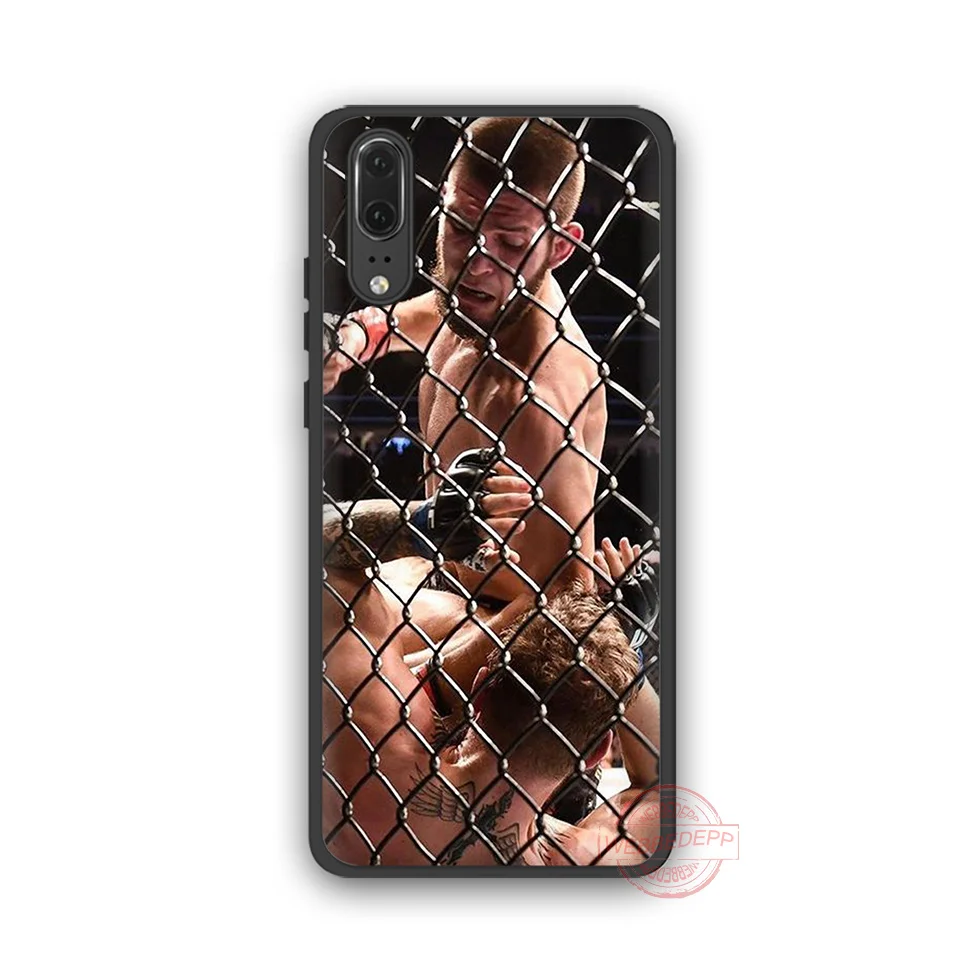 WEBBEDEPP Хабиб нурмагомедов ТПУ чехол для телефона для huawei P10 P20 P30 Lite рro Y6 Y7 prime Y9 - Color: 1