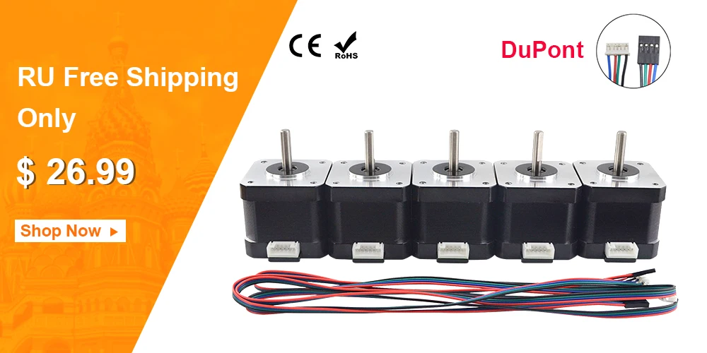 5pcs 17HS15-1704S 1000