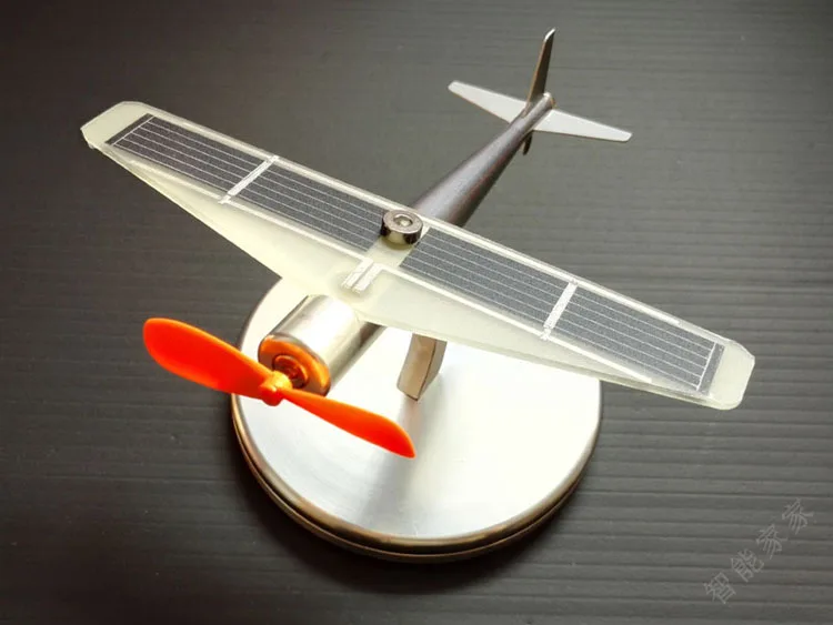 solar toy metal solar plane model Physics science toysin Blocks from