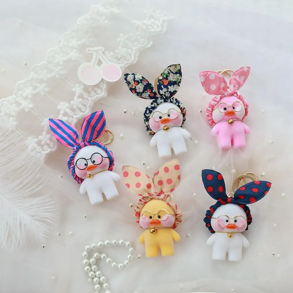 Kawaii-LaLafanfan-Cafe-Duck-Pendant-Keychain-Cartoon-Cute-Duck-Car-Decor-Animal-Dolls-Girl-Toys-Birthday (1)