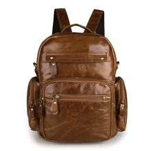 Nesitu Высокое качество Винтаж коричневый натуральная кожа женские рюкзаки для девочек женские сумки на плечо M2751
