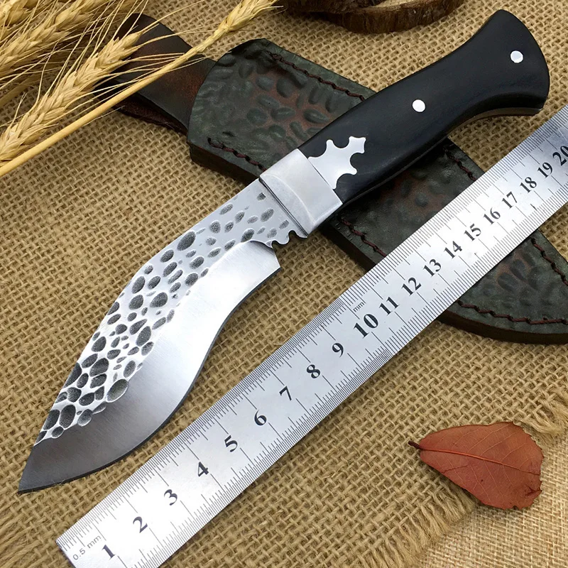 

Handmade Nepal style hunting knife high hardness blade wooden handle camping knife small Kukri survival tools cuchillo tactico