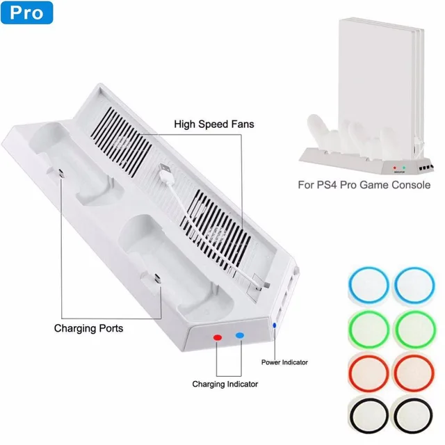 Best Offers White 4 in 1 Vertical Stand Dual Cooling Fans Controller Charging Station For Playstation 4 Pro PS4 Pro Console Cooler Charger Best Offers White 4 in 1 Vertical Stand Dual Cooling Fans Controller Charging Station For Playstation 4 Pro PS4 Pro Console Cooler Charger