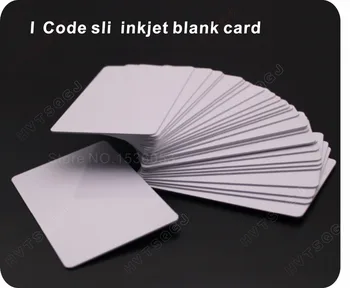 

500pcs ISO15693 I CODE 2 13.56MHz RFID IC inkjet blank card ICODE SLI/SLIX for epson inkjet printer
