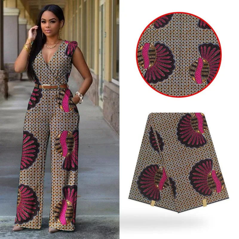 

Shell Pattern High Quality 100% Cotton Nigerian Ankara Fabric Designs Pagnes Africain Tissu Wax Fabric Ankara Printing Cotton