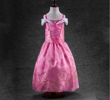 

Pink New Baby Girls Dress Sequined Cinderella Dress Movie Cosplay Kids Party Dresses Wedding Christmas Children Clothing