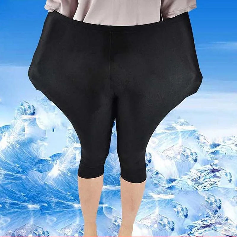 

Plus size MAX 150KG High elastic High waist gloss pants,thin summer legs for larger pants