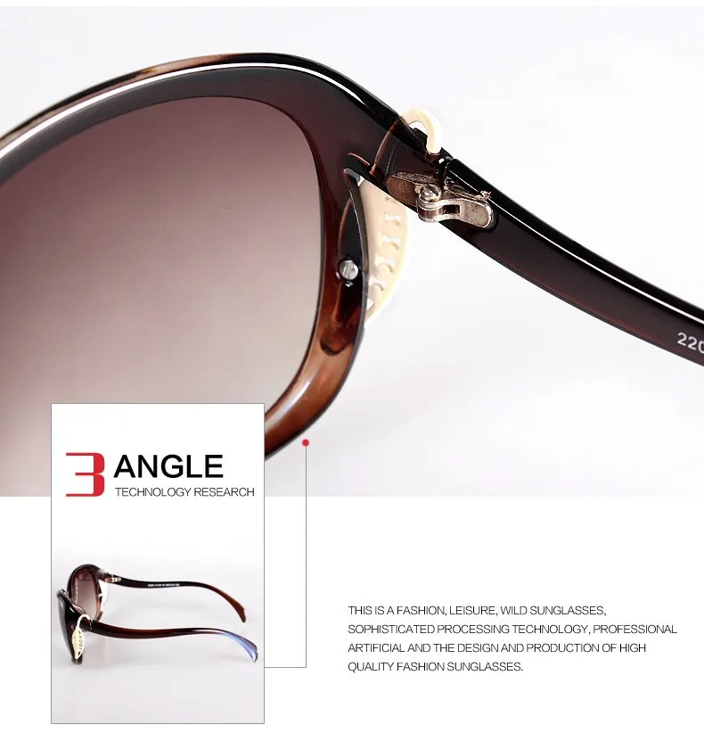 Новые женские солнцезащитные очки отличного качества, солнцезащитные очки инновационного дизайна, очки Gafas De Sol Mujer 2209