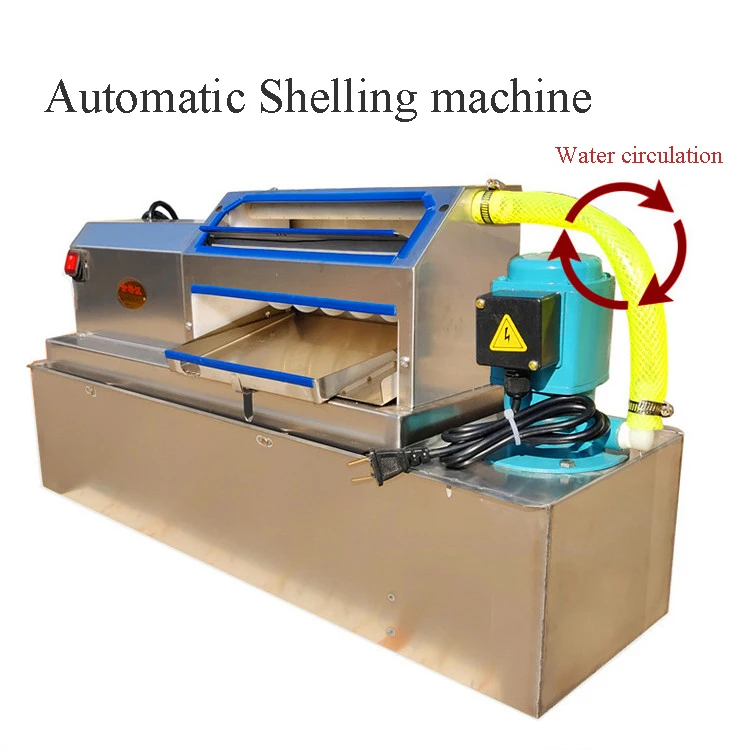 

Electric Quail egg shell remover egg shell removing machine peeling machine Water circulation automatic quail egg Peeler machine