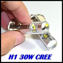 50 шт./лот светодиодный H1 30 Вт водительский противотуманный фонарь Автомобильный светодиодный головной фонарь автомобильный Автомобильный парковочный светодиодный светильник