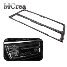 Mcrea стайлинга автомобилей 3D наклейки для BMW F30 F35 3 серии GT320i углеродное волокно кондиционер CD Панель декоративная интерьерная стенная панель с аксессуары