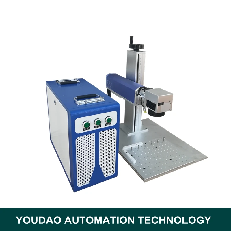 

20w fiber laser marking machine 150mm*150 mm Optional MAX Raycus laser source support 6 language for metal