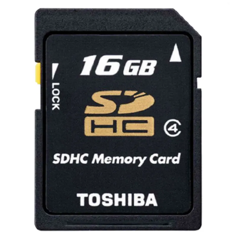 Toshiba 16 ГБ SD карты C4 Class 4 Высокая Скорость U4 замок SDHC 16 ГБ карты памяти Tarjetas SD для цифровой Камера новые дешевые