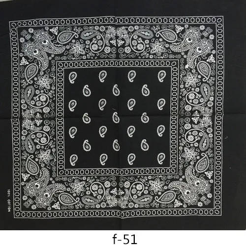 100% Cotton Hip Hop Square Scarf Paisley Bandana Head Wrap Head Wrap Neck  Scarf Wristband For