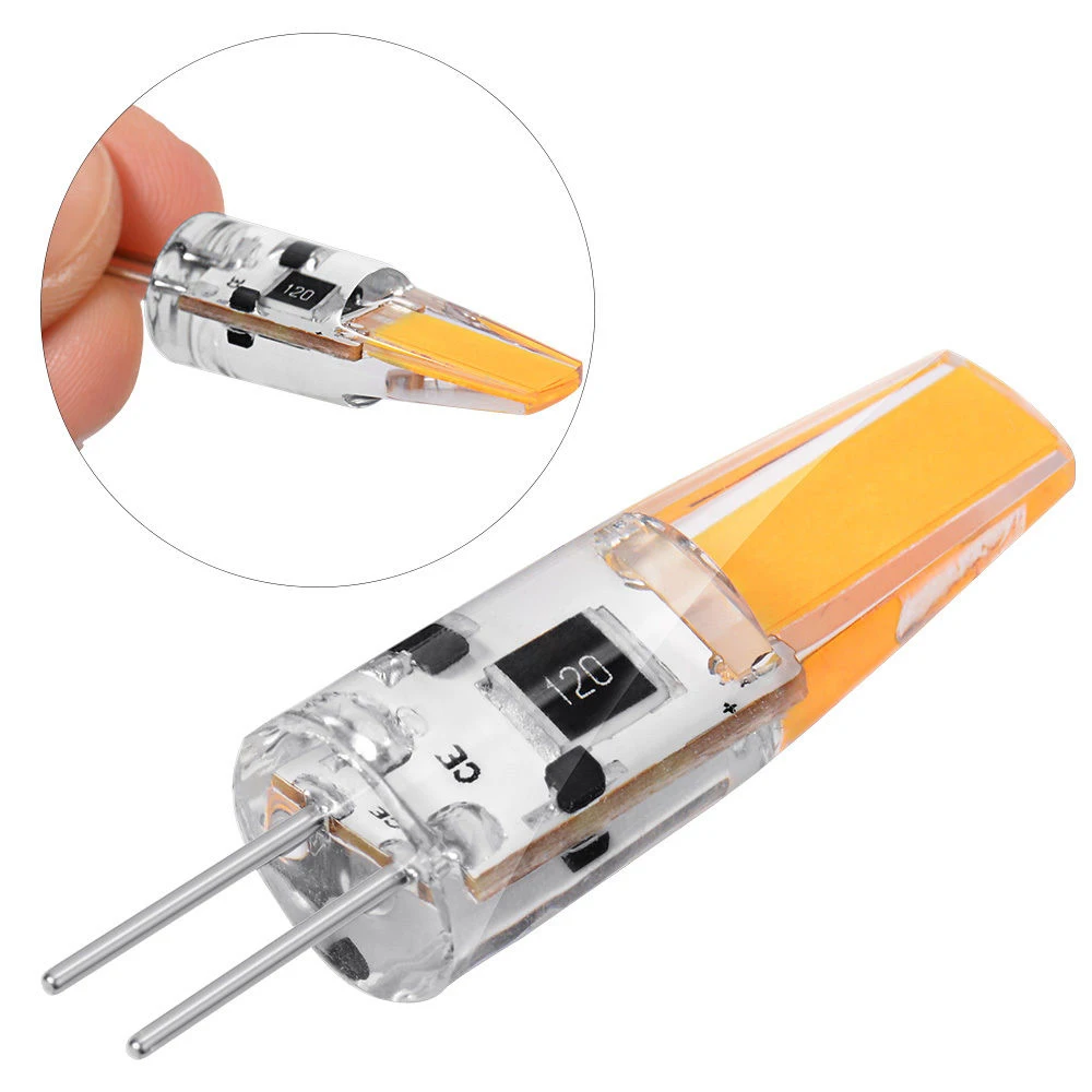 2 W G4 LED COB 12V DC Bi-Pin 전구 2700K, 따뜻한 백색 차가운 백색 6000K 방수 T3 G4 할로겐 20W-25W Led 교체