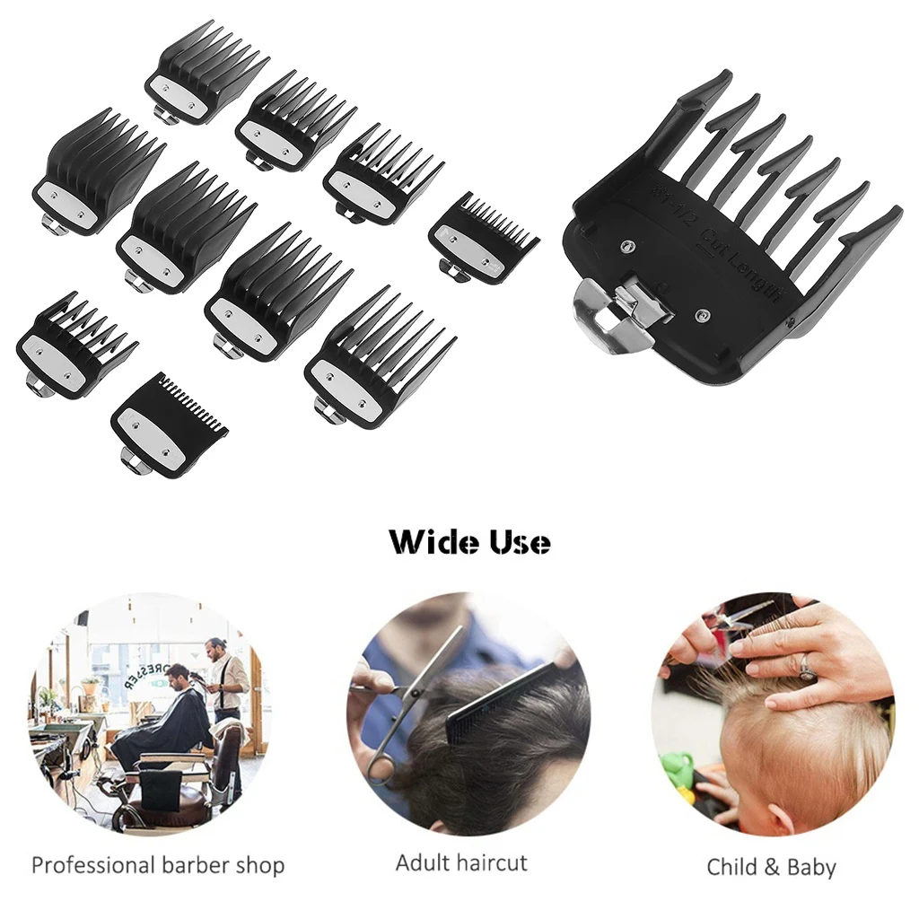 Hair Clipper Limit Comb Guide Attachment Size Barber Replacement 10