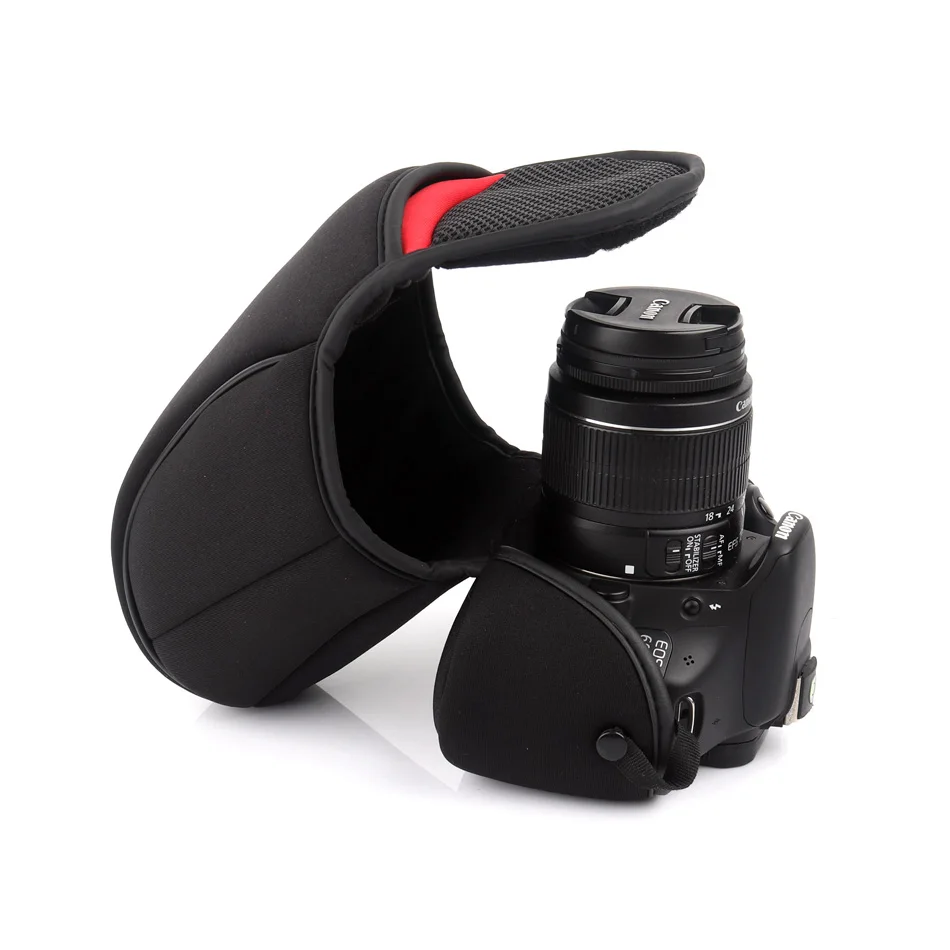 Чехол для DSLR-камеры мягкий чехол объектива 18-135/18-200/55-200 мм Canon 77D 80D 70D 60D 50D 5D2 5D3 5D4 6D 7D