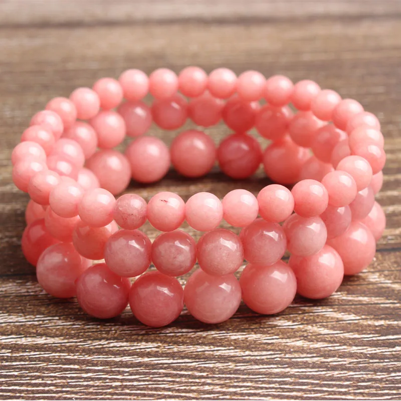 

LanLi 4-12mm Fashion natural Jewelry Red amazon beads bracelet be fit for men and women Accessories and amulets