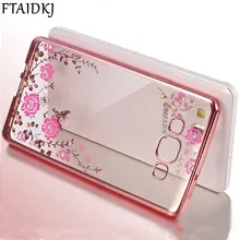 FTAIDKJ الفاخرة زهرة الماس TPU حالة لسامسونج S8 S9 زائد ملاحظة 8 9 S7 حافة C7 C8 C9 برو c10 J2Pro J7 J3 J4 J6 J8 2018 A5 A7(China)