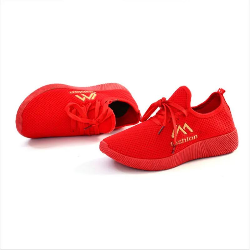 2019 летняя спортивная обувь Женская дышащая Вулканизированная женские кроссовки