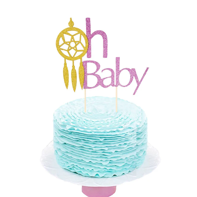 

Baking Cake OH Baby Layout Decoration Paper Inserts Mould Brand Cake Tools Dessert Table Birthday Party Baby Shower Decoration