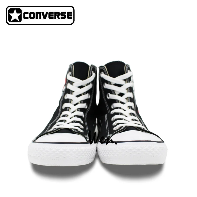converse noir haute avec coeur rouge converse noir haute avec coeur rouge