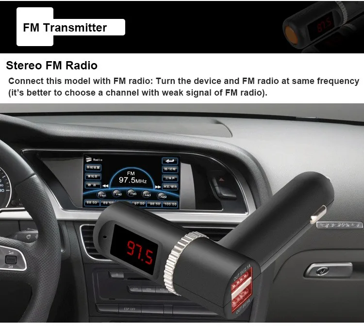 Bluetooth Car Charger FM Transmitter (7)